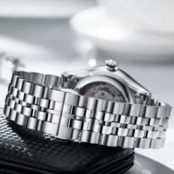 Aerowatch Metallarmband-Les Grandes Classiques Automatic Date - A 60996 AA03 M