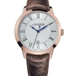 Aerowatch Lederarmband-Les Grandes Classiques - A 42991 RO04