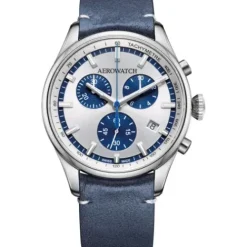 Aerowatch Lederarmband-Les Grandes Classiques Chrono Quartz Sport - A 79990 AA05 CU