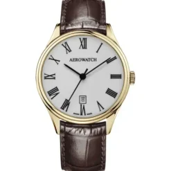 Aerowatch Lederarmband-Les Grandes Classiques Lady Quartz Eco - A 49101 JA02