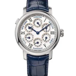 Aerowatch Lederarmband-Renaissance 7 Time Zones - A 51974 AA01