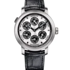 Aerowatch Lederarmband-Renaissance 7 Time Zones - A 51974 AA03