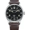 Aerowatch Lederarmband-Renaissance Big Mechanical Pilot - A 55981 AA02