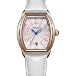 Aerowatch Lederarmband-Streamline Quarz - A 42958 RO07