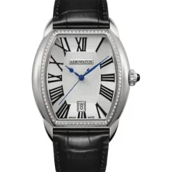 Aerowatch Lederarmband-Streamline Quarz - A 42958 AA05 DIA