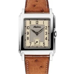 Alpina Lederarmband-Alpiner Heritage Carree Automatic - AL-530SAC3C6