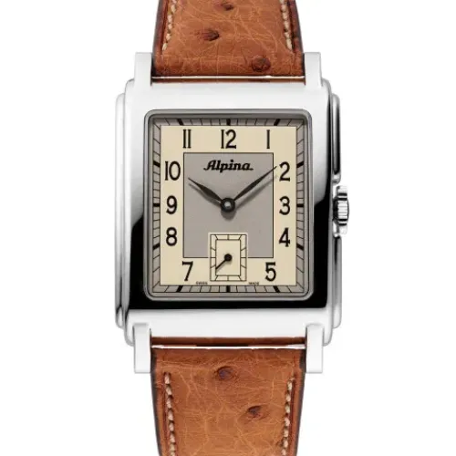 Alpina Lederarmband-Alpiner Heritage Carree Automatic - AL-530SAC3C6