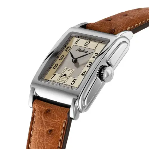 Alpina Lederarmband-Alpiner Heritage Carree Automatic - AL-530SAC3C6