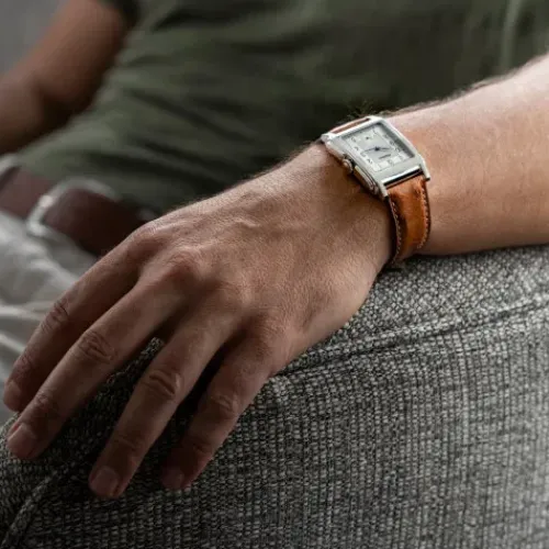 Alpina Lederarmband-Alpiner Heritage Carree Automatic - AL-530SAC3C6