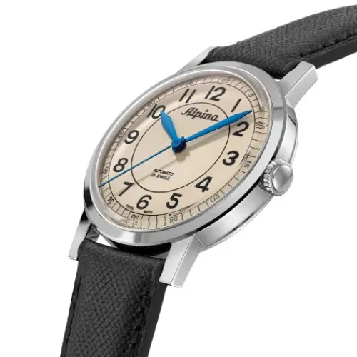 Alpina Lederarmband-Heritage Automatic - AL-520BG3SH6