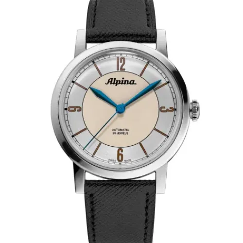 Alpina Lederarmband-Heritage Automatic - AL-520SBG3SH6