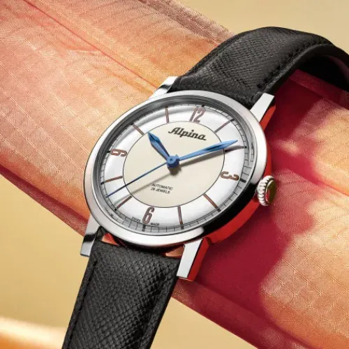 Alpina Lederarmband-Heritage Automatic - AL-520SBG3SH6