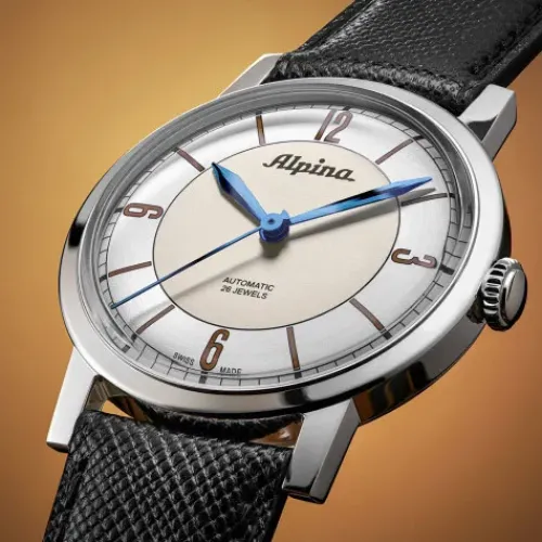 Alpina Lederarmband-Heritage Automatic - AL-520SBG3SH6