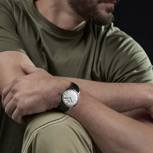 Alpina Lederarmband-Heritage Automatic - AL-520SBG3SH6