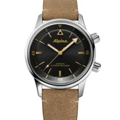 Alpina Lederarmband-Seastrong Diver 300 Heritage - AL-520BY4H6