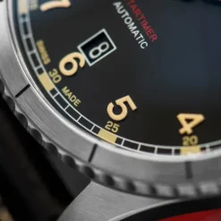 Alpina Lederarmband-Startimer Pilot Automatic - AL-525BBG4S26