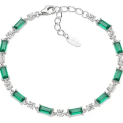 Amen Armbänder-Baguette Cut Tennis Armband - BT2REBVBZ16