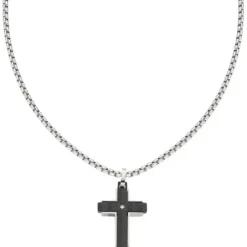 Amen (Kette mit) Kreuz-Cross Steel Halskette - ACCL107