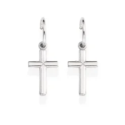 Amen (Kette mit) Kreuz-Rosary Bell Cross Ohrringe - ORCRB1