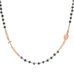 Amen (Kette mit) Kreuz-Rosary Classic Crystal Cross Halskette - CRORG3