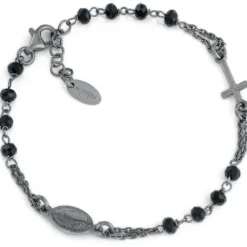 Amen (Kette mit) Kreuz-Rosary Crystal Armband - BRONN3