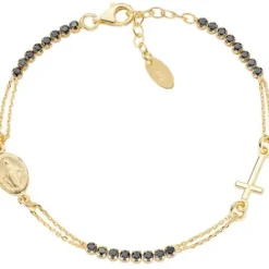 Amen (Kette mit) Kreuz-Rosary Style Tennis Cross Armband - BRCRMIGNZ3