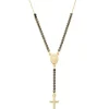 Amen (Kette mit) Kreuz-Rosary Style Tennis Cross Halskette - CLCRMIGNZ4