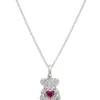 Amen (Kette mit) Herz-Teddy Bear Halskette - CLPTEHBRZ