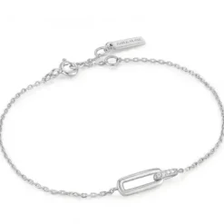 Ania Haie Armbänder-Silver Glam Interlock Armband - B037-01H