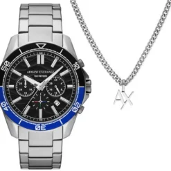 Armani Exchange Metallarmband-Spencer Chronograph - AX7166SET