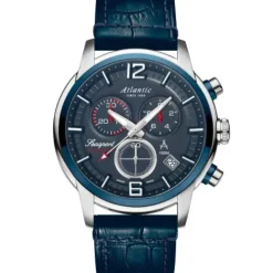 Atlantic Lederarmband-Seasport Chronograph - 87461.47.55