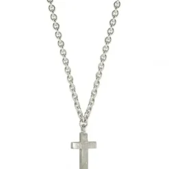 Bikergold (Kette mit) Kreuz-Ankerkette Anhänger Cross - BG10007