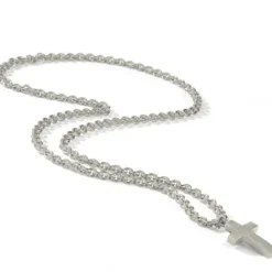 Bikergold (Kette mit) Kreuz-Ankerkette Anhänger Cross - BG10007