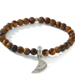 Bikergold Armbänder-Armband Tigerauge Wing - BG7001