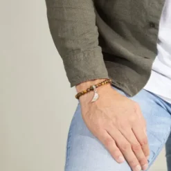 Bikergold Armbänder-Armband Tigerauge Wing - BG7001