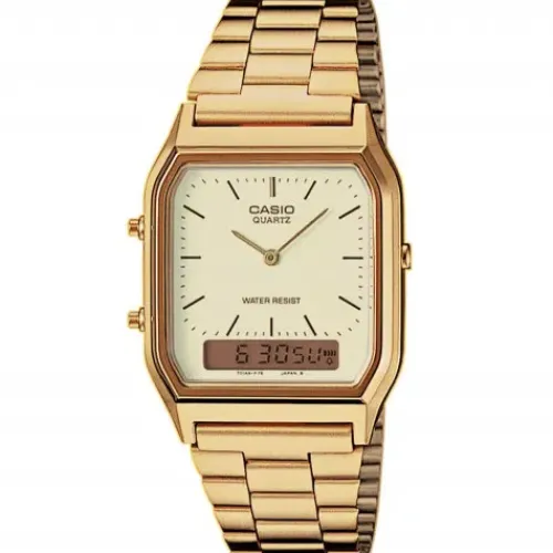 Casio Metallarmband-Vintage - AQ-230GA-9DMQYES