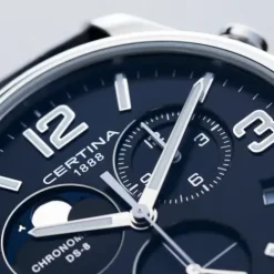 Certina Lederarmband-DS8 Chronograph Moonphase - C033.460.16.047.00
