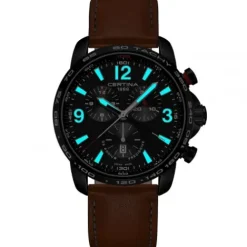 Certina Lederarmband-DS Podium Chronograph 1/100 sec - C001.647.36.057.00