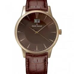 Claude Bernard Lederarmband-Classic Gent - 63003 37R BRIR