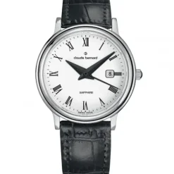 Claude Bernard Lederarmband-Classic Ladies - 54005 3 BR