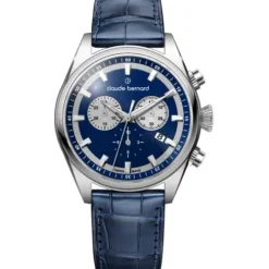 Claude Bernard Lederarmband-Proud Heritage Chronograph - 10259 3C BUAIN