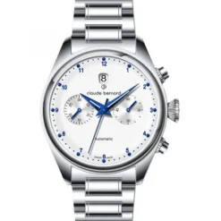Claude Bernard Metallarmband-Proud Heritage Automatic Chronograph - 08006 3M BIBU