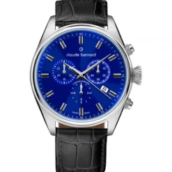 Claude Bernard Lederarmband-Proud Heritage Chronograph - 10254 3C BUIN