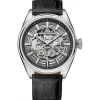 Claude Bernard Lederarmband-Proud Heritage Automatic Skeleton - 85307 3C GIN