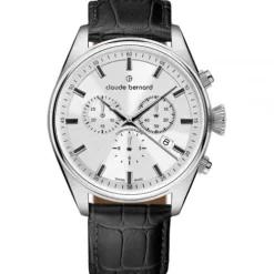 Claude Bernard Lederarmband-Proud Heritage Chronograph - 10254 3C AIN