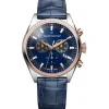Claude Bernard Lederarmband-Proud Heritage Chronograph - 10259 357RC BUGIR