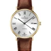 Claude Bernard Lederarmband-Slim Line Automatic - 80102 37J AR