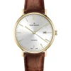 Claude Bernard Lederarmband-Slim Line Automatic - 80102 37J AID