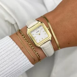 Cluse Lederarmband-Gracieuse Petite Gold - CW11804