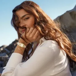 Cluse Lederarmband-Gracieuse Petite Gold - CW11804